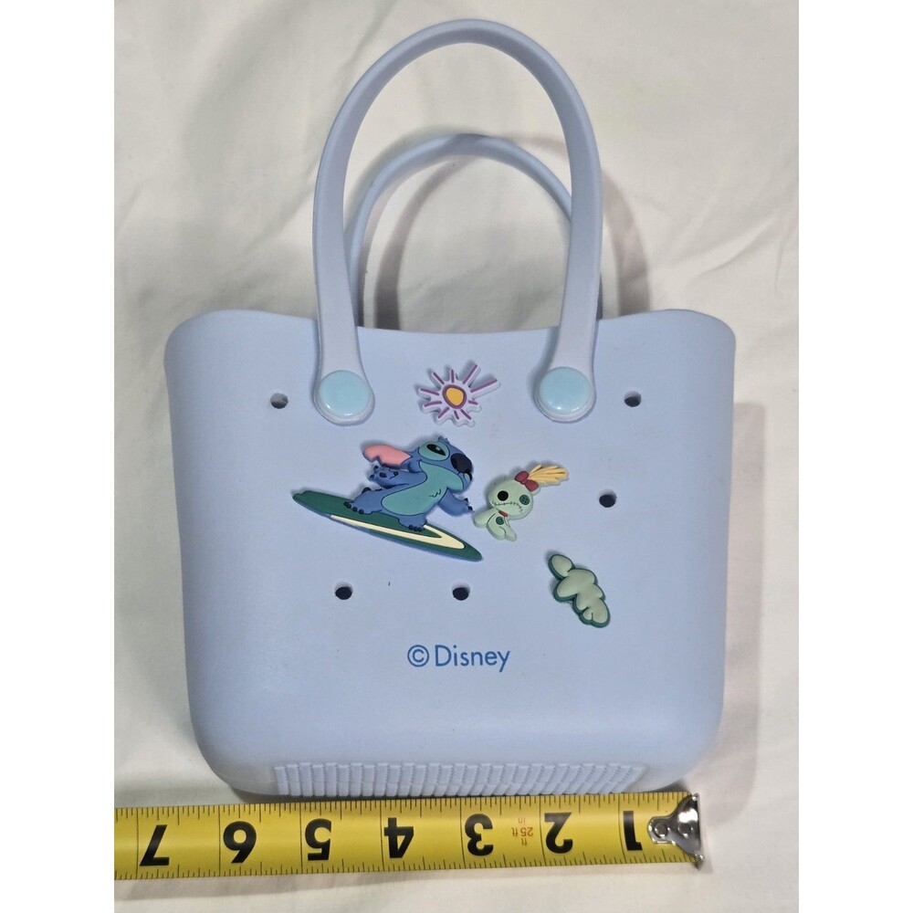 Disney Stitch Bogg-Style Eva Tote Bag Waterproof Croc Charm Beach Bag